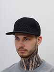 Бейсболка HOOD арт. 100-MWL025-NY018-BK Bronx Tonal 3D (черный)